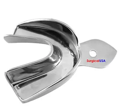 Metal Impression Trays Lower Extra Large Size Solid Stainless • $9.93