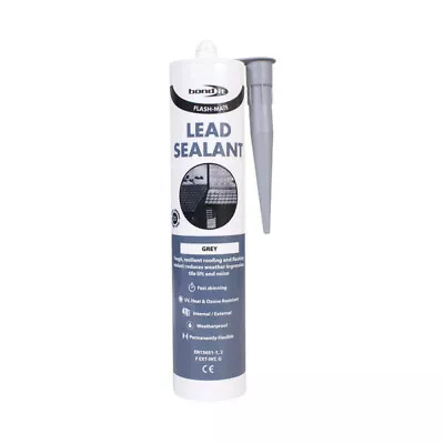 £16.99 • Buy Lead Mate Flashing Mastic Mortaring Silicone Sealant Roof Roofing PVC Bond It