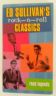 ED SULLIVAN'S ROCK-N-ROLL CLASSICS (VHS) (2000). 45 Mins. Color/B&W. Cond: VG • $5