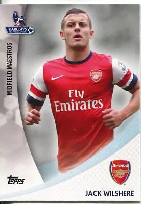 Premier Gold 13/14 Midfield Maestros Chase Card MM-JW Jack Wilshere • £3.49