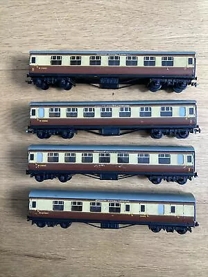 Vintage Meccano Ltd Hornby Dublo 4 X Cornish Riviera Express Coaches • £13