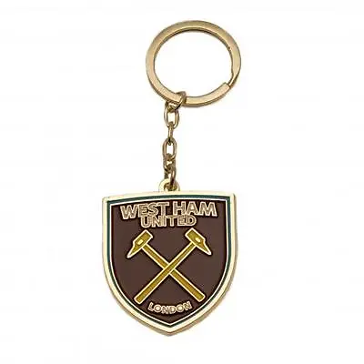 £5.65 • Buy New Official West Ham Football Club Key Ring On A Chain ( New Logo )