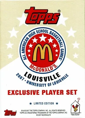 2007 Topps McDonald's All-American High School Game XRC Pre-rookie RC - YOU PICK • $3