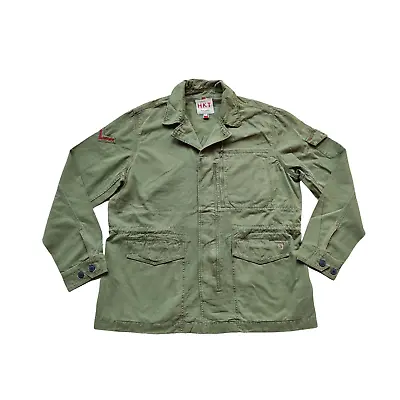 Hackett London Men's Cotton Field Jacket $299  WORLDWIDE SHIPPING • $99
