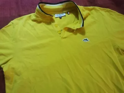 Le Shark Yellow Polo Shirt Mens Size XL  • £4.50