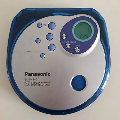 Vintage Panasonic Personal CD Player Model  SL-SX340 Tested & Working • £18.99