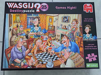 WASGIJ Destiny Puzzle 25. GAMES NIGHT. 1000 Pieces • £3.60