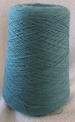 Yeoman Yarns Pure Cotton.  Cone 475g Shade – Jade.   2 Ply Yarn • £10