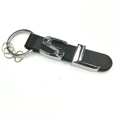 $11.98 • Buy For Mercedes SL SL500 Series Chrome Metal Car Keychain Keyring Key Chain Ring