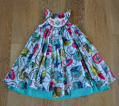 Catimini Girls Colorful Butterfly Print Dress Size 6 LkNEW • $69.99