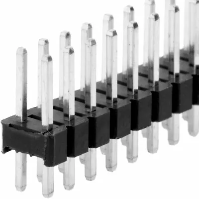 [5x] 2.54mm 2x40 Pin Double Row Male Pin Header Strip Break Away - 80 Positions • $6.99
