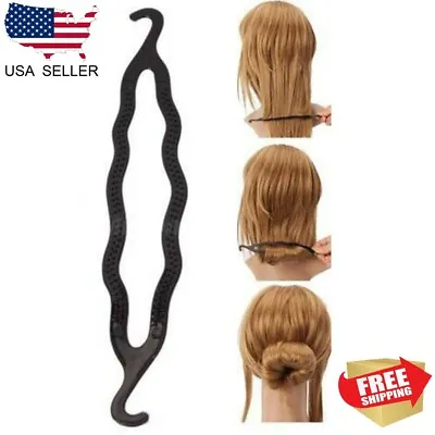 Magic Hair Twist Styling Clip Stick Bun Maker Braid Tool Hair Accessories • $4.68