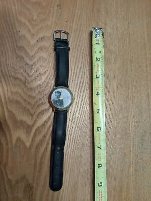 Vintage Elvis Presley Signature Product Quartz Watch Epe 2002 Leather Band 2 Gem • $14.99