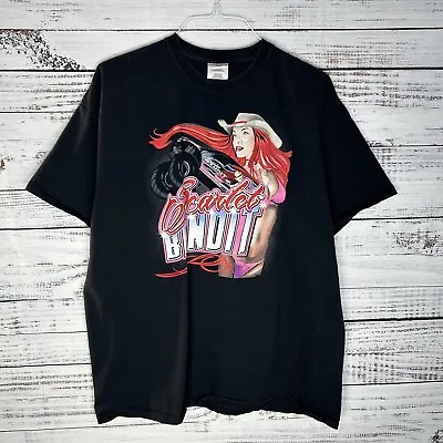 Vintage Monster Jam Scarlet Bandit Monster Truck Graphic T-Shirt Black Men’s 2XL • $28.99
