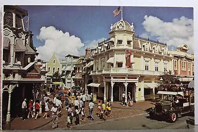 Walt Disney World Main Street USA Postcard Old Vintage Card View Standard Postal • $0.50