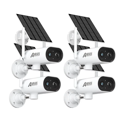 $69.99 • Buy 3MP WIFI Outdoor Wireless Camera Security System Solar& Battery Home CCTV Camera