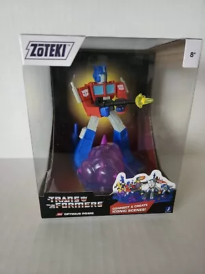 Jazwares Zoteki Transformers Optimus Prime Figure Statue Iconic Scenes NEW • $13.95