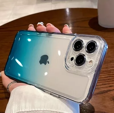 $8.99 • Buy Glitter Gradient Shockproof Case For Iphone 14 13 12 11 Pro Max XR X XS 7 8 SE