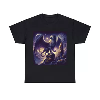 Unisex Adult T Shirt Gleaming Griffin Mystical Majestic Journey • $21.10