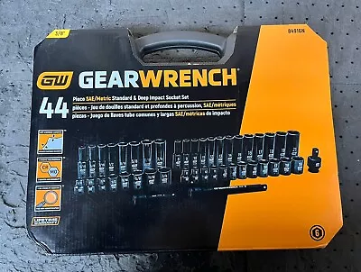 84916N 44 Pc. 3/8  Drive 6 Point Standard & Deep Impact SAE/Metric Socket Set • $99