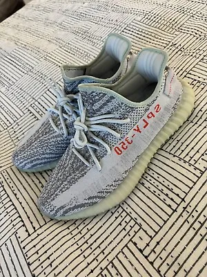 UK 11 Adidas Yeezy Boost 350 V2 Blue Tint VGC NO BOX B37571 • £120