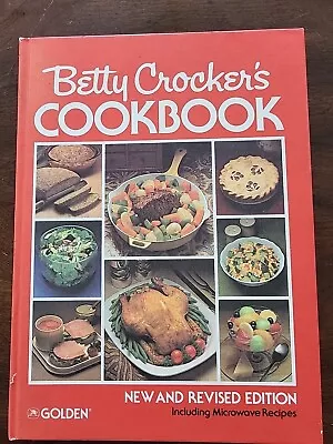 Betty Crocker's Cookbook 1983 New & Revised Includes Microwave Recipes Hardcover • $14.99