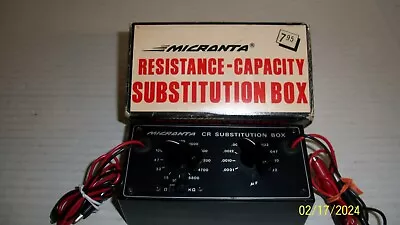 Resistance Capacitance Substitution Box Rc Micronta Radio Shack • $24.95