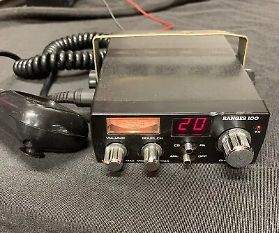 Vintage RANGER-100 40 Channel CB Radio And Microphone • $25