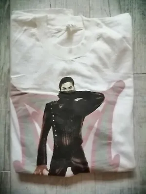 MICHAEL JACKSON Genuine TOUR T Shirt HISTORY 1996 Size XL WHITE Super RARE  • £350