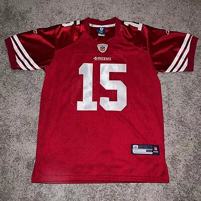 Reebok San Francisco 49ers Red #15 Michael Crabtree Stitched Jersey Size 46/52 • $29.99