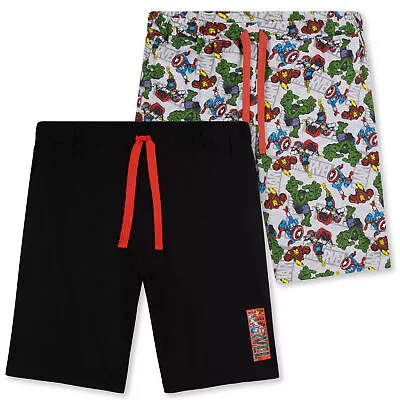 Marvel Avengers Mens Shorts 2 Pack Marvel Gifts For Men • £14.49