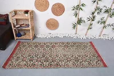 Bedroom Rug Home Decor Rug Vintage Rug Turkish Rug 3.1x6.8 Ft Accent Rug • $86.40