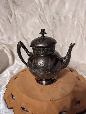 Antique Southington Quadruple Plate Silver-Plate Tea Kettle Pot 1025 (VERY RARE) • $90