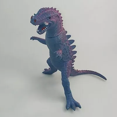 VINTAGE D.M. DINOSAUR Monster  MADE IN HONG KONG Hard Plastic Blue Purple • $12