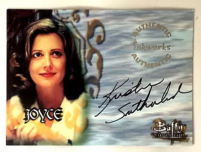 Buffy The Vampire Slayer Season 3 Auto A-14 Kristine Sutherland Autograph Card • $59.99