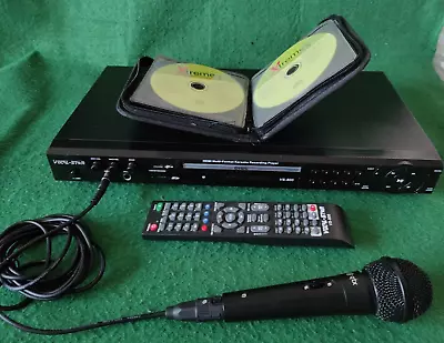 Vocal-Star VS-800 CDG DVD Karaoke Machine 1 Mics +12CD Karaoke Songs • £27