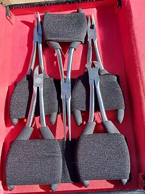 Vintage Craftsman Professional 5pc. Mini Precision Needle Nose Cutter Plier Set • $54.99