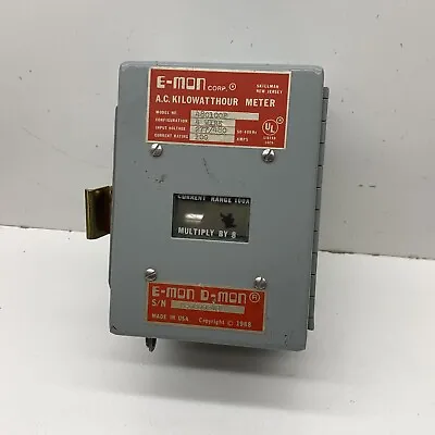 E-Mon D-Mon 480100P AC Kilowatthour Meter 100A 277/480V 4-Wire *No Sensors* • $499.99