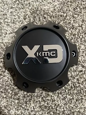 KMC XD Series 6 Lug 6x5.5 Satin Black Center Cap 1079L145SB1-H42 • $22