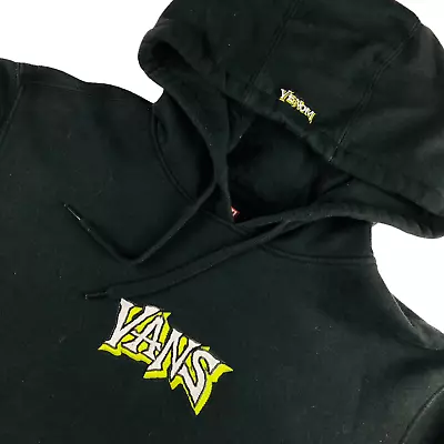 Vans X Marvel Venom Men's Pullover Logo Graphic Hoodie Sweatshirt Black • Small • $22.56