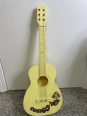 Vintage 1980s EMENEE Toy  Guitar Country Boy 80's  Rare 29” • $254.99