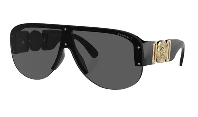 $331.96 • Buy Mens Versace Sunglasses Ve4391 Black/Dark Grey Sunnies