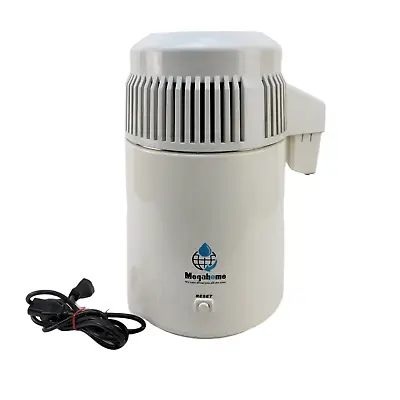 Megahome Water Distiller (NEEDS REPAIR - SEE NOTES) 4 Liter White MH943T & Cable • $59.77