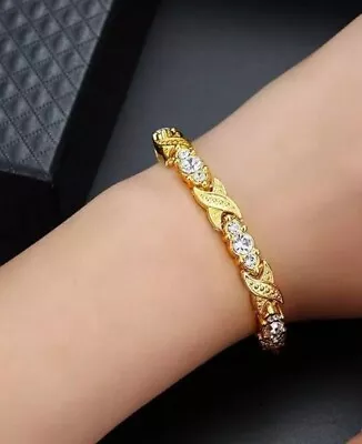 £9.70 • Buy Ladies Magnetic Health Bracelet Carpal Tunnel Bangle Arthritis Pain Relief