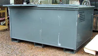 99 Cubic Foot Big Foam And Poly Lined Steel Shipping Type Container • $2500