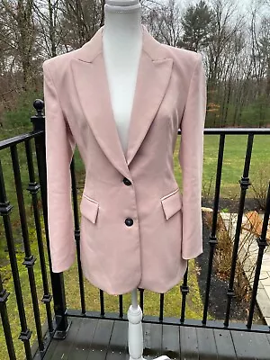 Zara Women's Structured Blazer Blush Pink M • $44