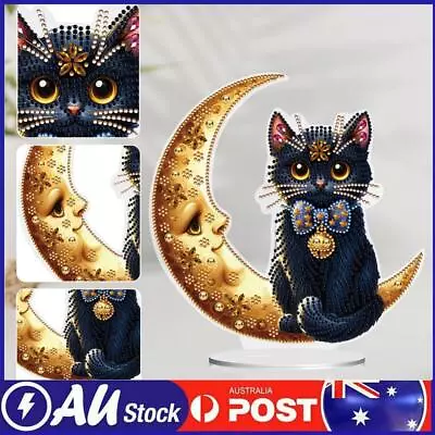 Special Shaped Diamond Painting Desktop Decorations Cat Bedroom Table Decoration • $15.90