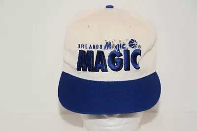 Orlando Magic Hat NBA 90s Team Logo Penny Shaq Cap Snapback Vintage Sewn AJD • $19.32