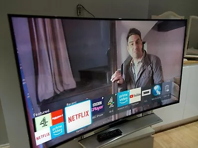 SAMSUNG 55  Inch UE55HU8500 Curved 4K UHD 3D TV NO ONE CONNECT BOX AND CABLE • £199.99