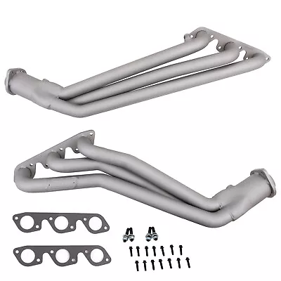 Fits 1999-2004 Ford Mustang V6 1-5/8  Long Tube Exhaust Headers-Silver-16390 • $649.99